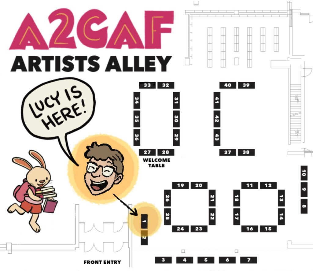A2CAF show floor map