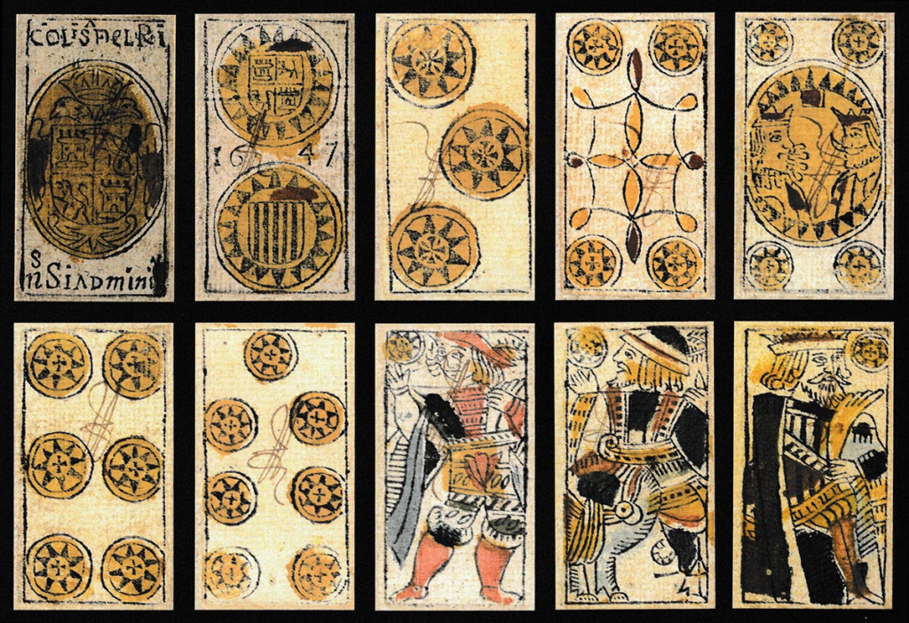 Sevilla 1647 reproduction playing cards.